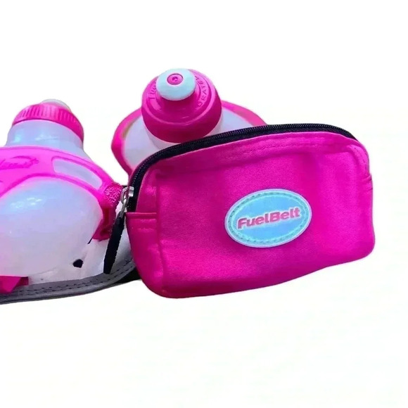 NWOT, Fuel Belt, 4 Water Bottle Runner’s Belt, Size XL, Black & Pink 🏃‍♀️ - Picture 3 of 8